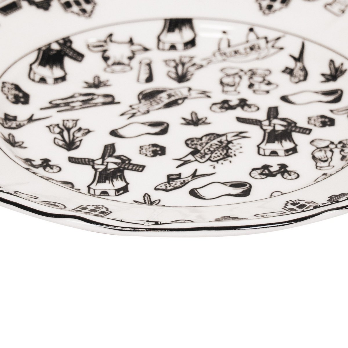Bord - Dutch Black - Newbone China - 10x15x1,5cm