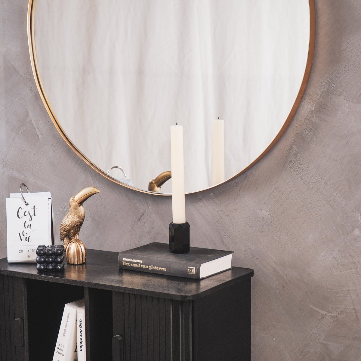 Tapers -Big -XL-Wax-Creme Wit -Display 12 stuks - 3x25 cm