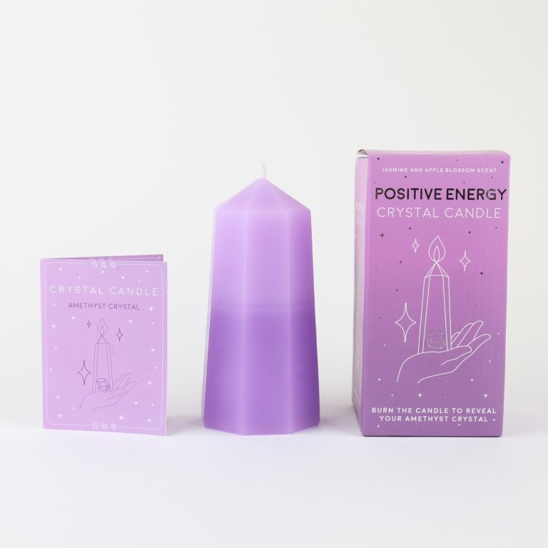 Gift Republic Crystal Candle - Positivity
