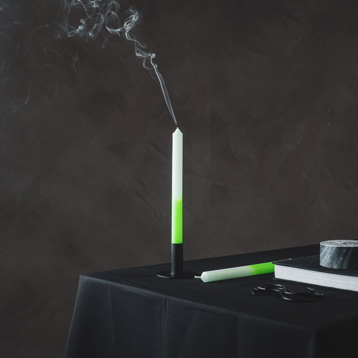 Tapers -Dipdye-Wax - Groen - S4 - 25,8x9,5x2,5cm