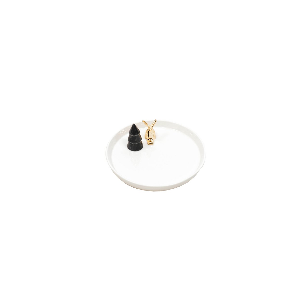 Plate Xmas - Ceramic - White - 22,5x22,5x12cm