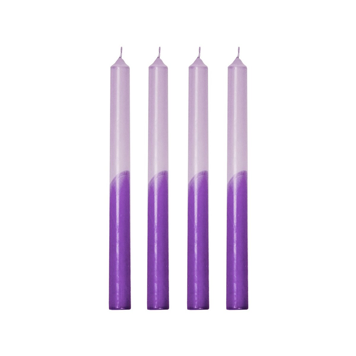 Tapers - Dipdye - Wax- Lila/Paars - S4 - 25,8x9,5x2,5cm