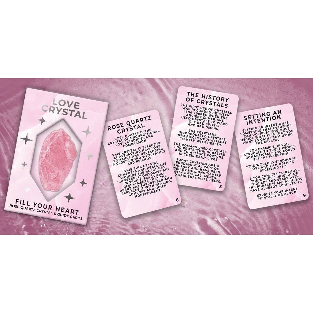 Gift Republic Healing Crystal Kits - Love Crystal