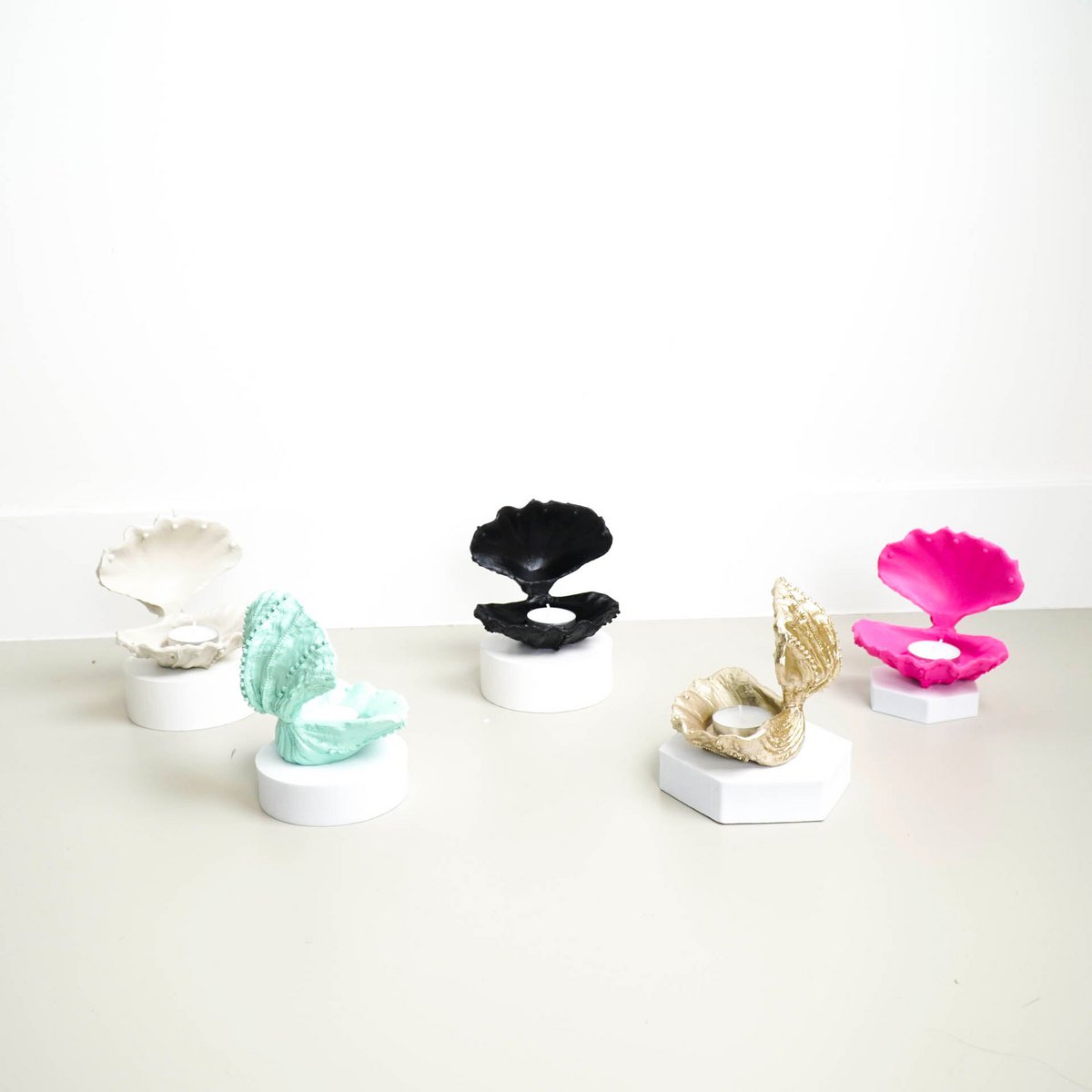 Ornament - Schelp - Polyresin - Goud - 12,5x11,5x12cm