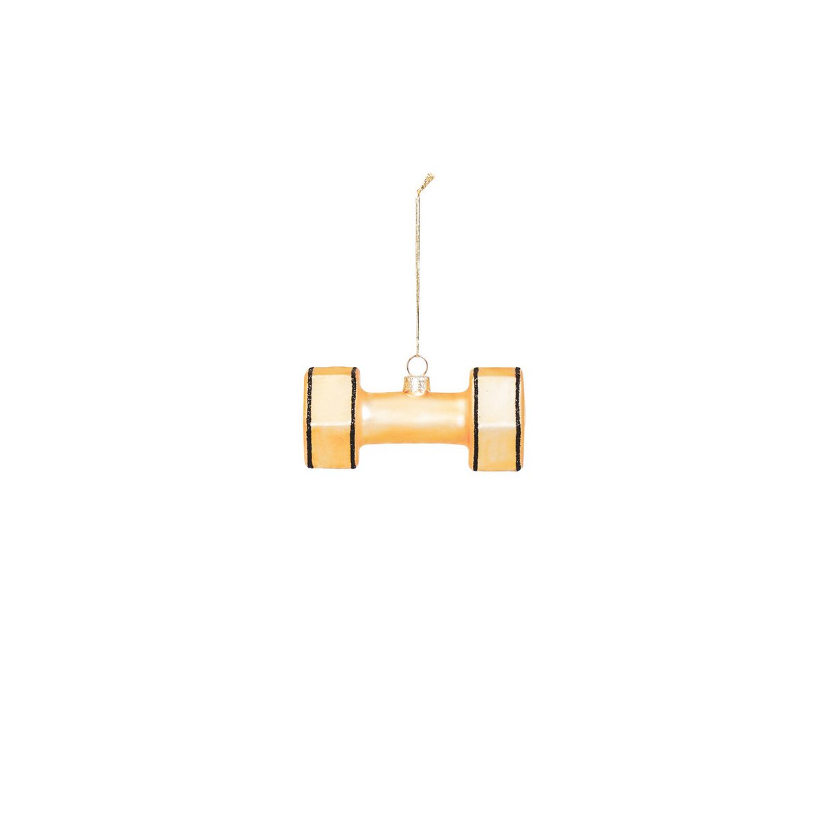 Ornament Kersthanger - Weight Watcher - Glas - 10,5x5x5cm