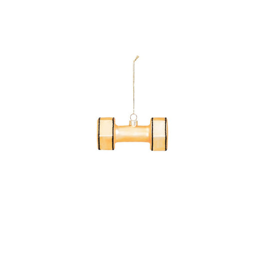 Ornament Kersthanger - Weight Watcher - Glas - 10,5x5x5cm