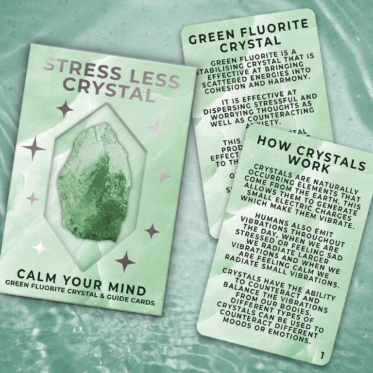Gift Republic Healing Crystal kits - Stress Less Crystal
