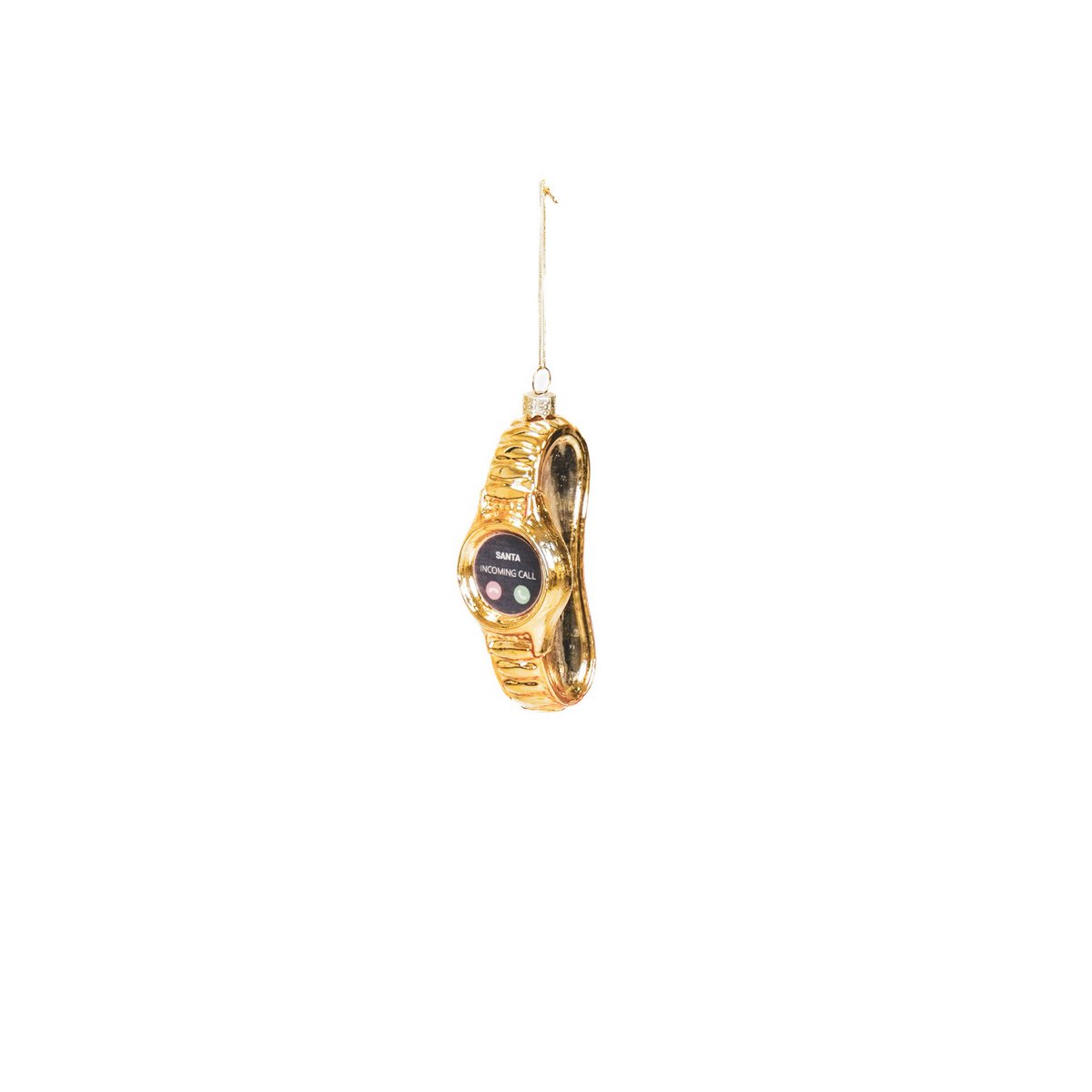 Ornament Kersthanger - Smartwatch - Glas - 4,5x4,5x12cm
