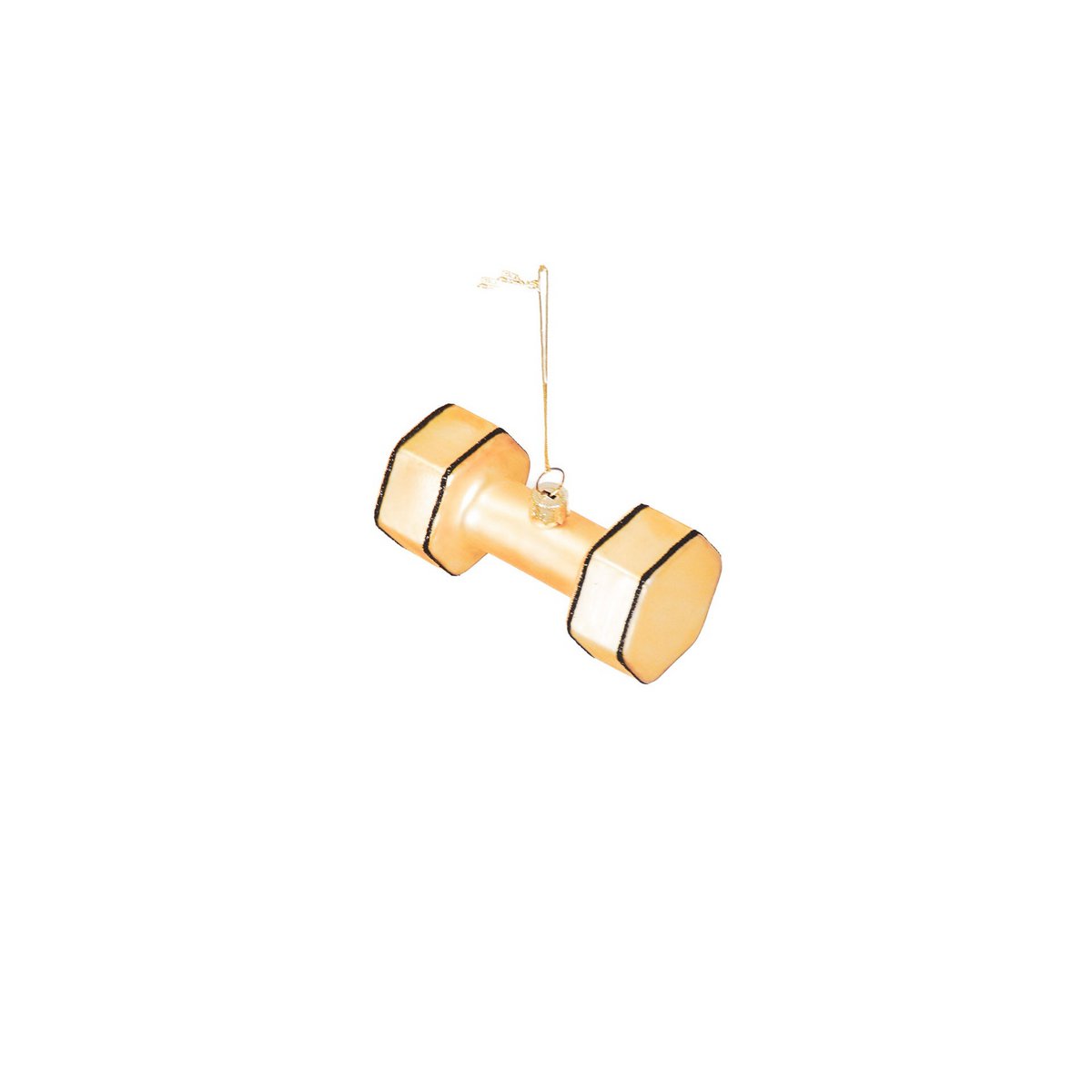 Ornament Kersthanger - Weight Watcher - Glas - 10,5x5x5cm
