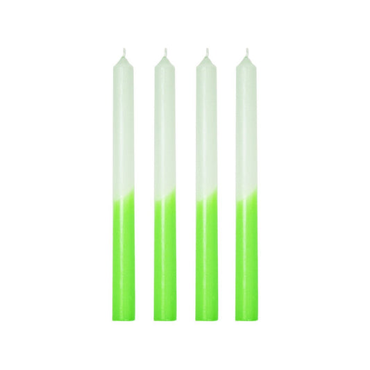 Tapers -Dipdye-Wax - Groen - S4 - 25,8x9,5x2,5cm