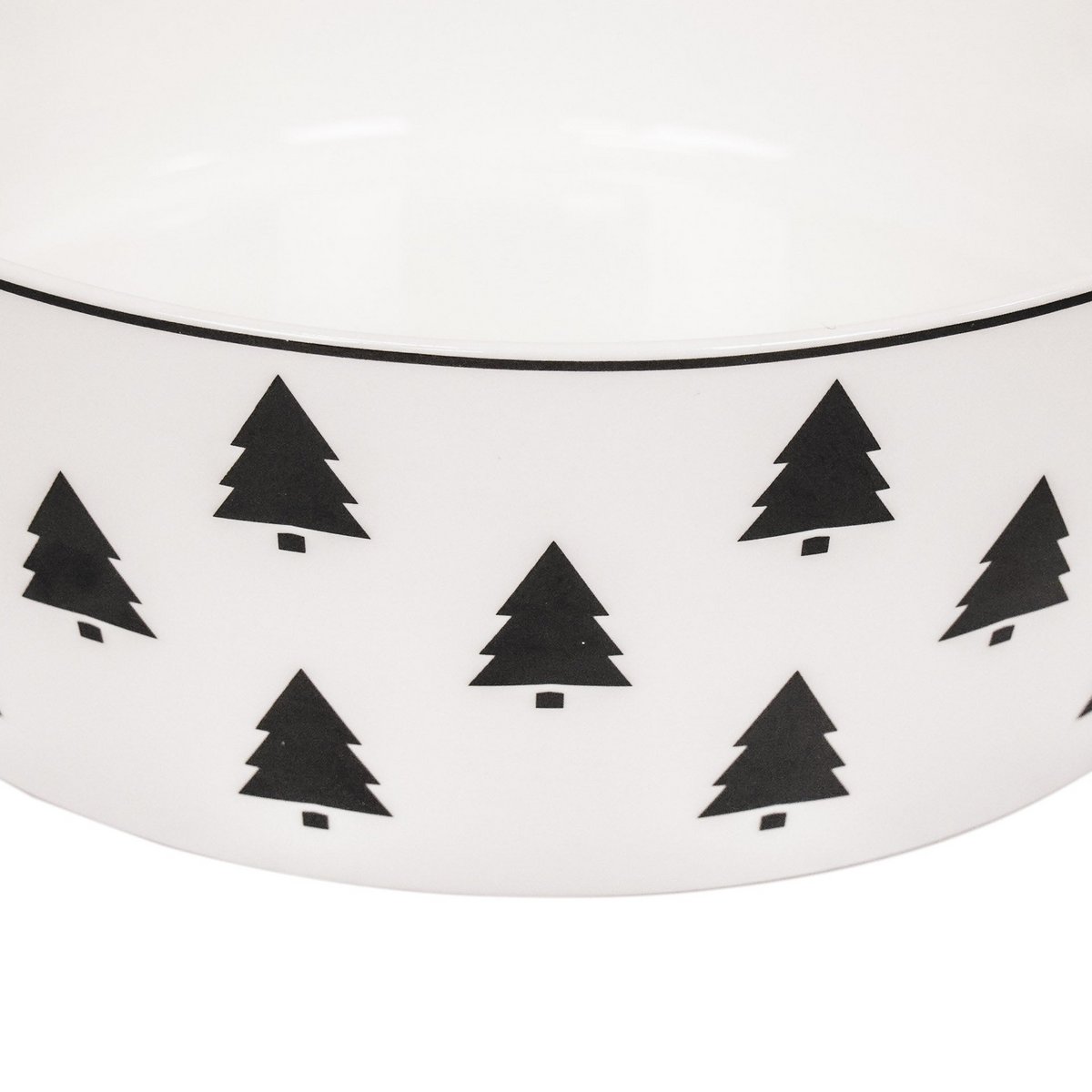 Kom - Newbone China - Kerstboom - 17,5x17,5x6,5cm