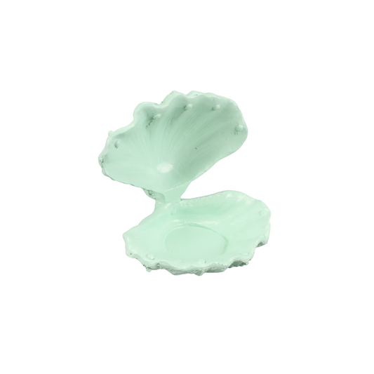 Ornament - Schelp/Oester - Polyresin - Nieuwstaat - 12,5x11,5x12cm