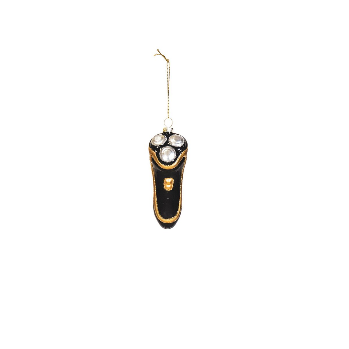 Ornament Kersthanger - Scheerapparaat - Glas - 4x4,5x11cm