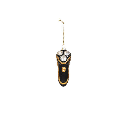Ornament Kersthanger - Scheerapparaat - Glas - 4x4,5x11cm