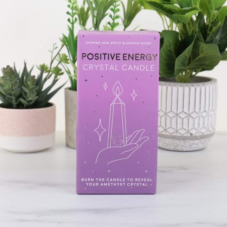 Gift Republic Crystal Candle - Positivity