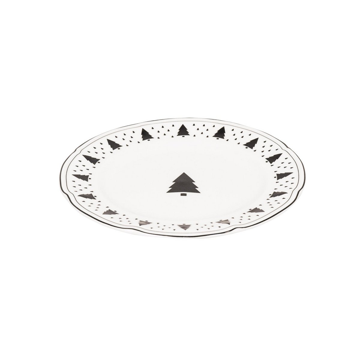 Bord - Kerstboom - Newbone China - 19,5x19,5x1,2cm