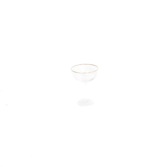 Glaswerk - Champagne - Glas - Helder/Goud - S2 -11x11x15cm
