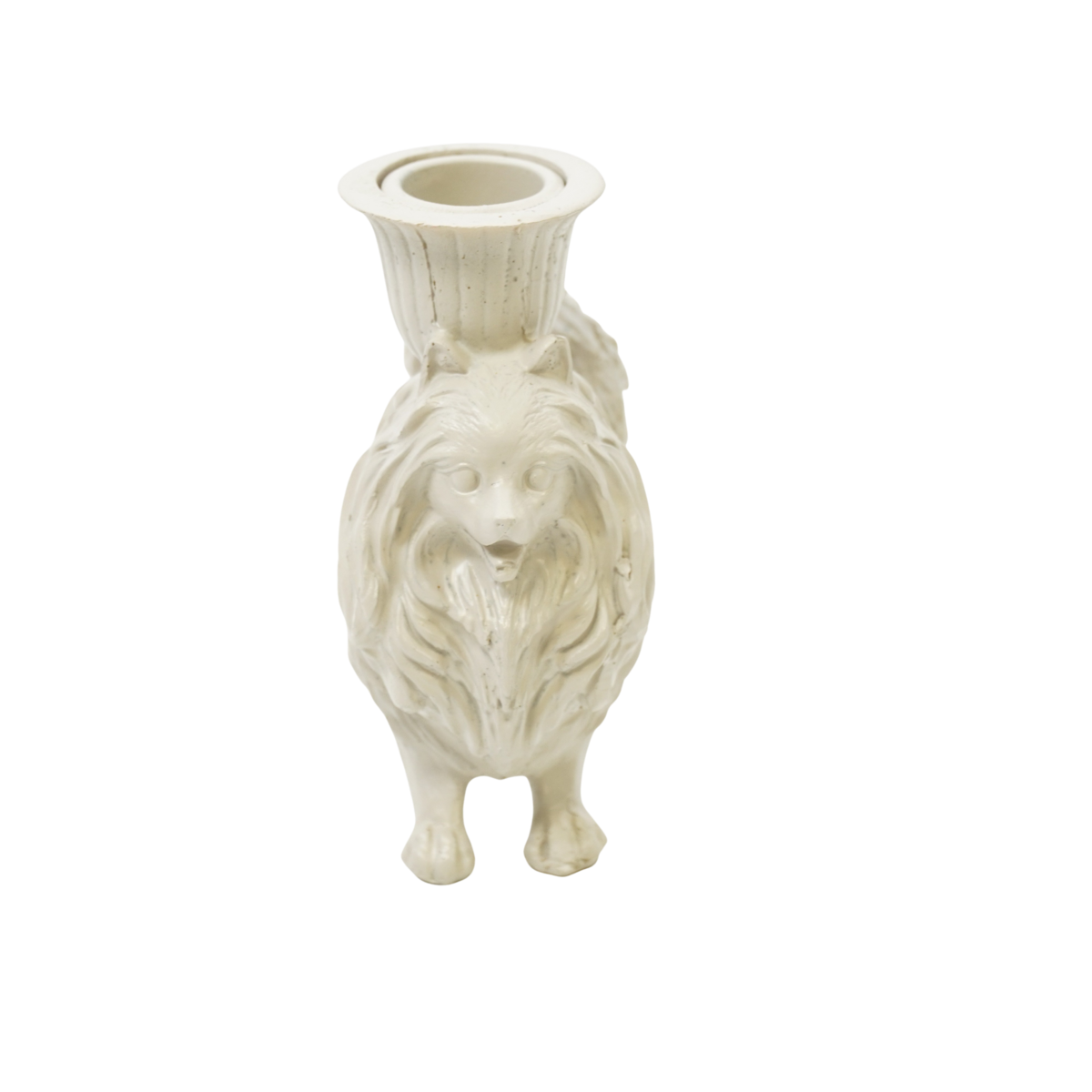 Kaarshouder - Pommeren - Beige - 11,7x5,5x12cm