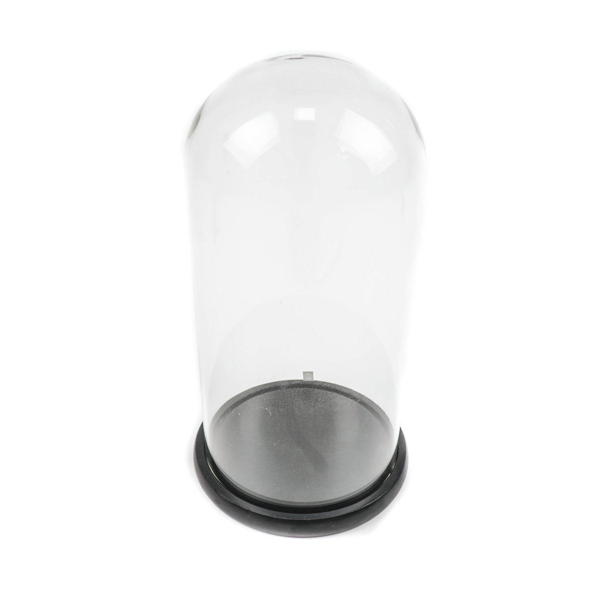 Stolp - Glas/Hout - Zwart - - 17x17x32cm