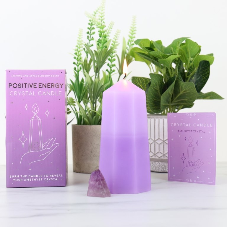 Gift Republic Crystal Candle - Positivity